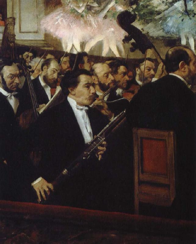 Edgar Degas lorchestre de l opera Germany oil painting art